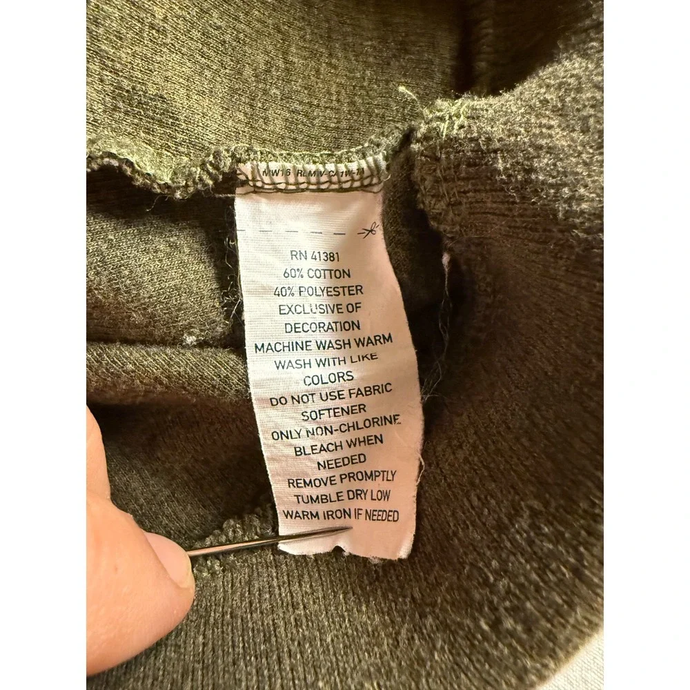 Polo Ralph Lauren Jacket Mens Large Green Full Zip Mock Neck Performance Sweater